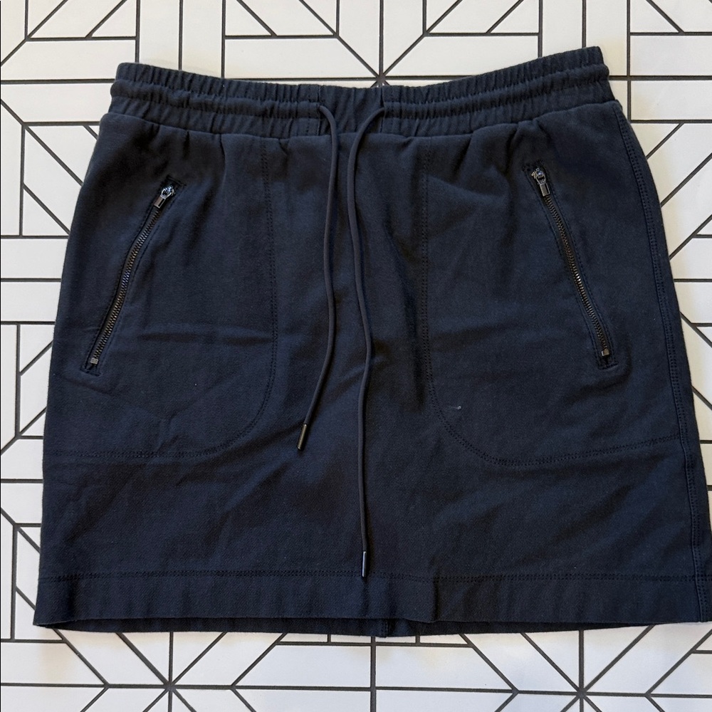 C&C California Black Mini Skirt with Zippered Pockets
